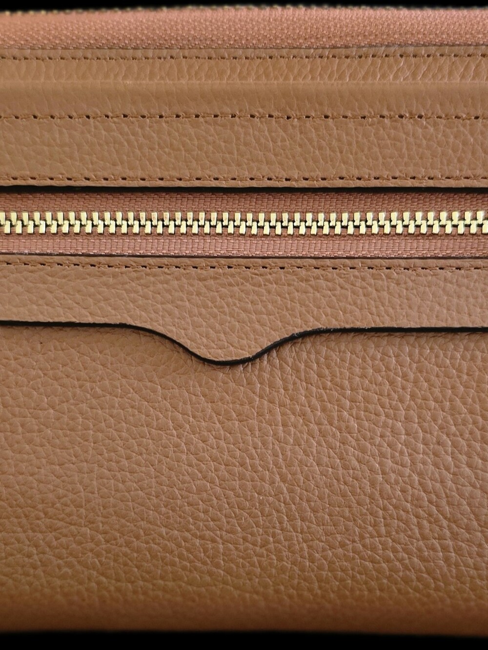 Rebecca Minkoff Pebbled Leather Regan Charging (Iphone) Wristlet - Cognac - Picture 5 of 11